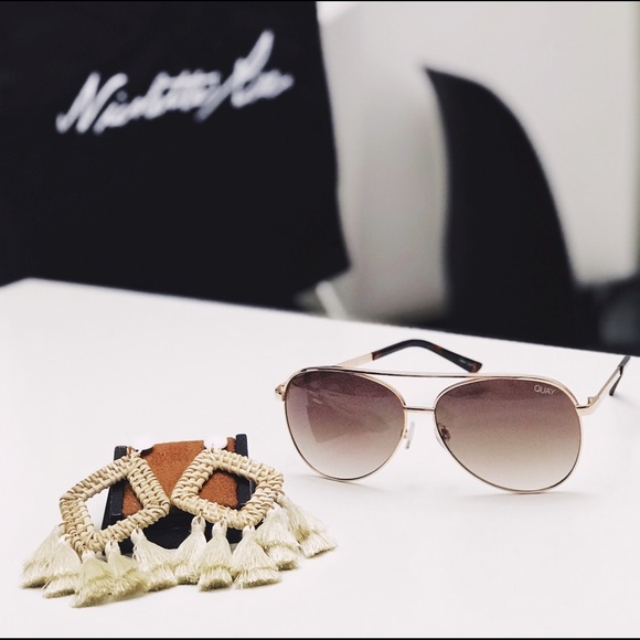 Quay Australia Accessories - Boho Girl Quay Aviators & Earrings Set